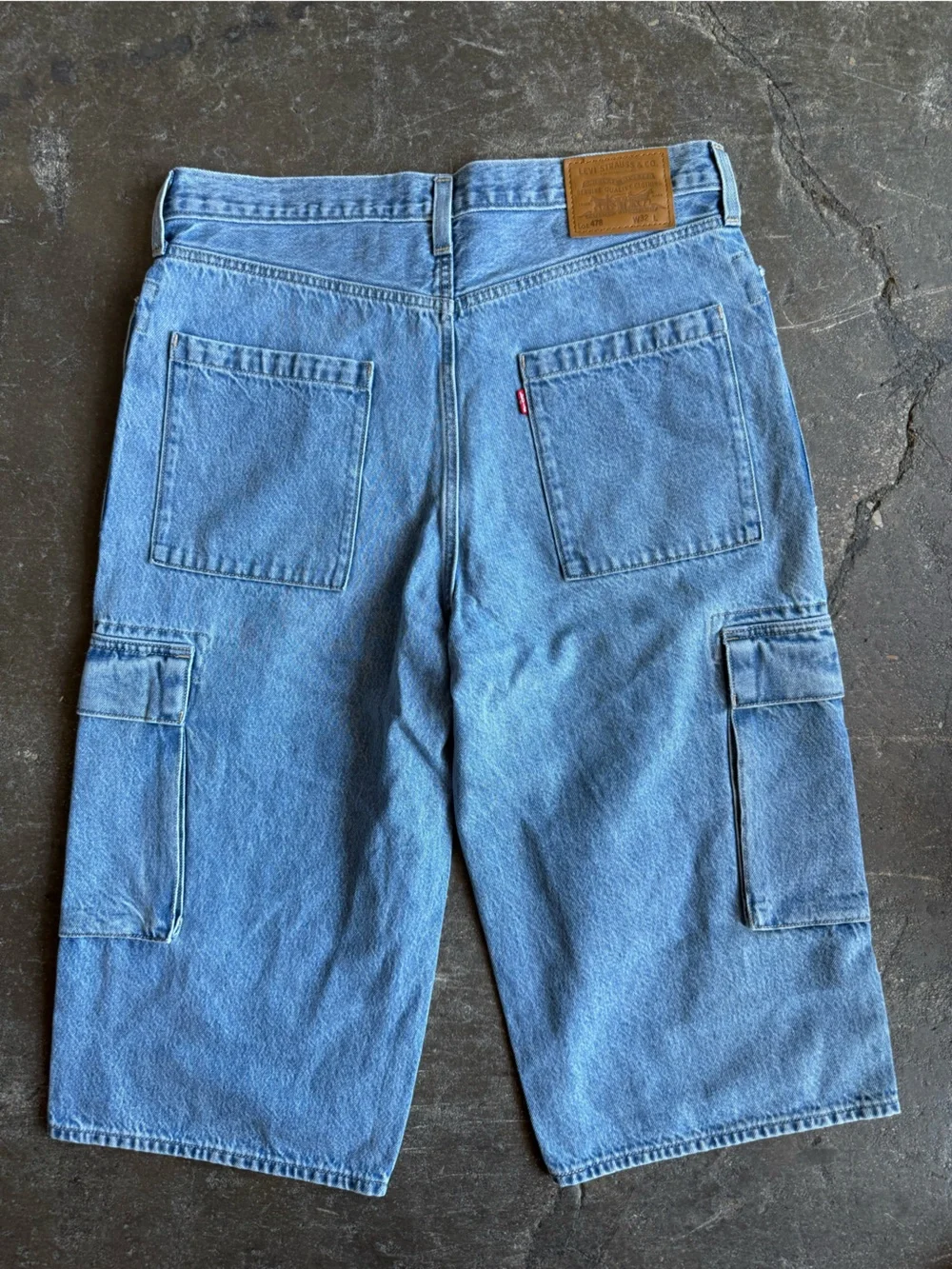 Levi's Light Blue Men's Cargo Jeans Relaxed Fit